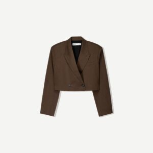 Blazer boxy doble botonadura